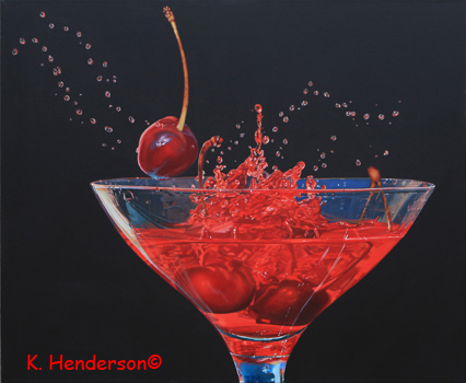 Cherry Splash by K Henderson